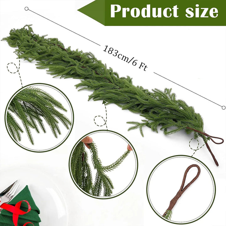 Evergreen Christmas Garland