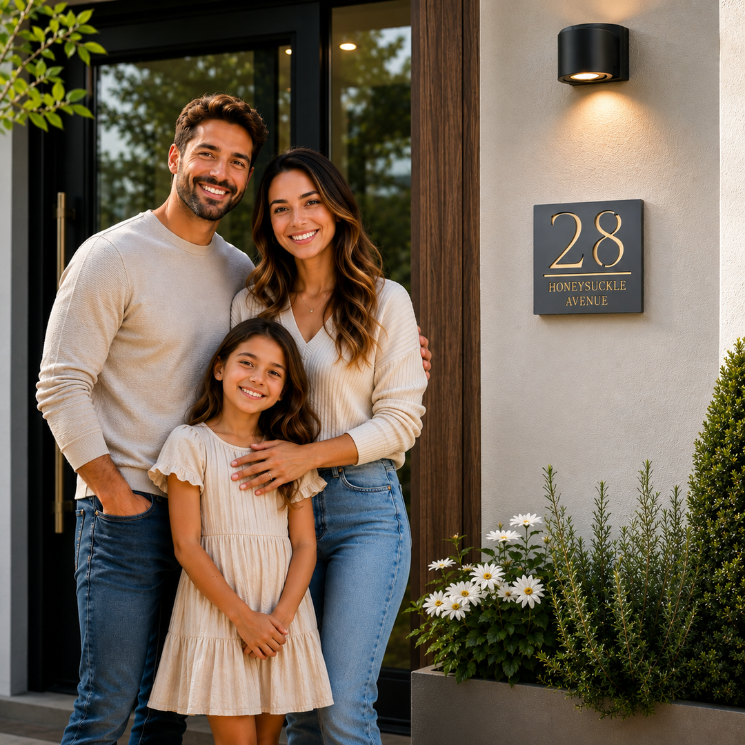 Custom Door Number Sign Plaque