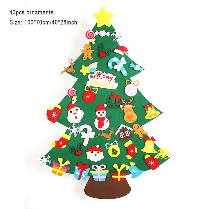 Montessori Diy Felt Christmas Tree + Snowman