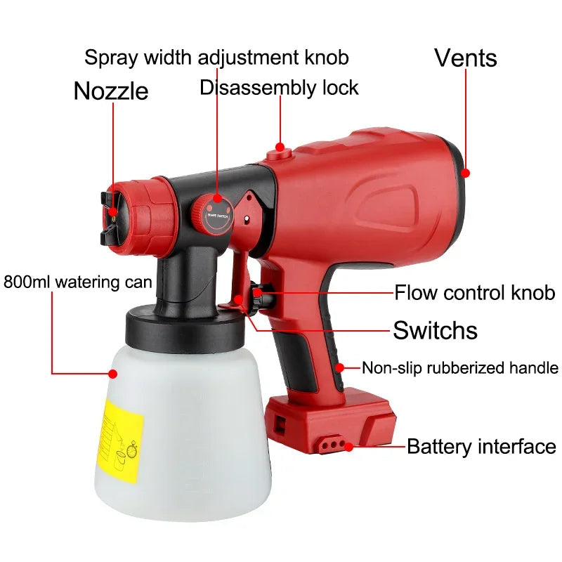 Electric Cordless Paint Sprayer