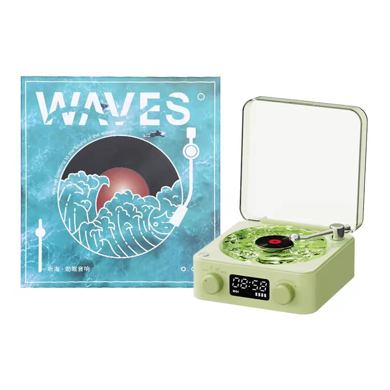 Waves Retro Bluetooth Record Player