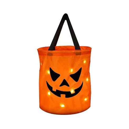 GlowLight Pumpkin Treat Basket