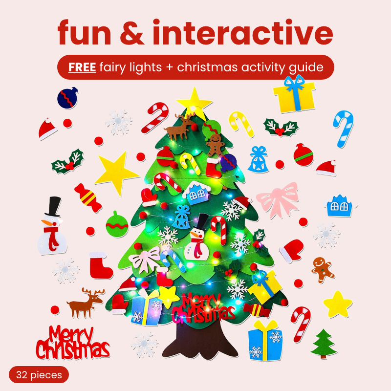 Interactive Felt Christmas Tree