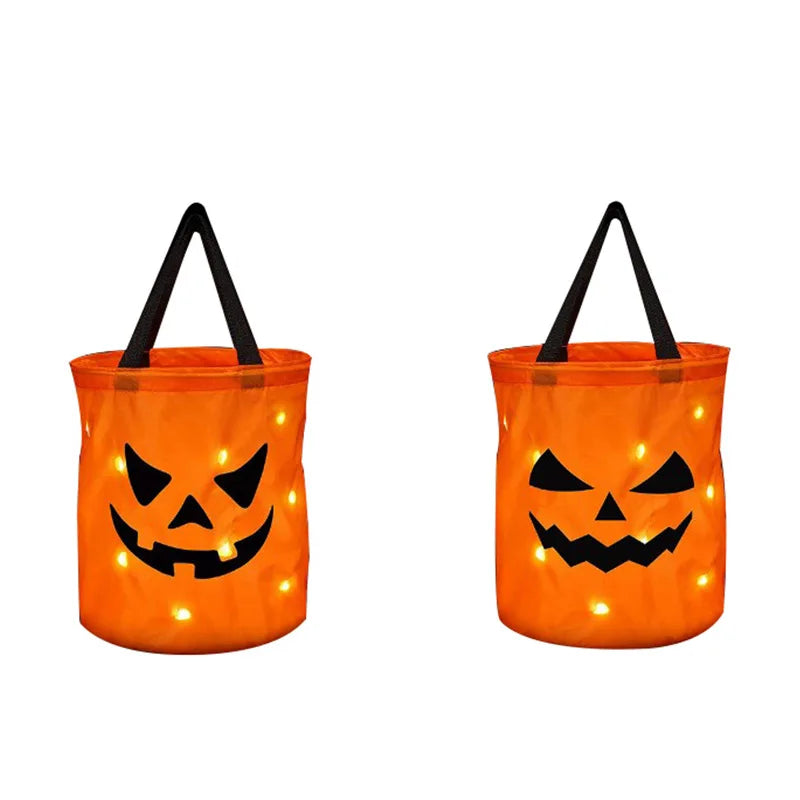 GlowLight Pumpkin Treat Basket