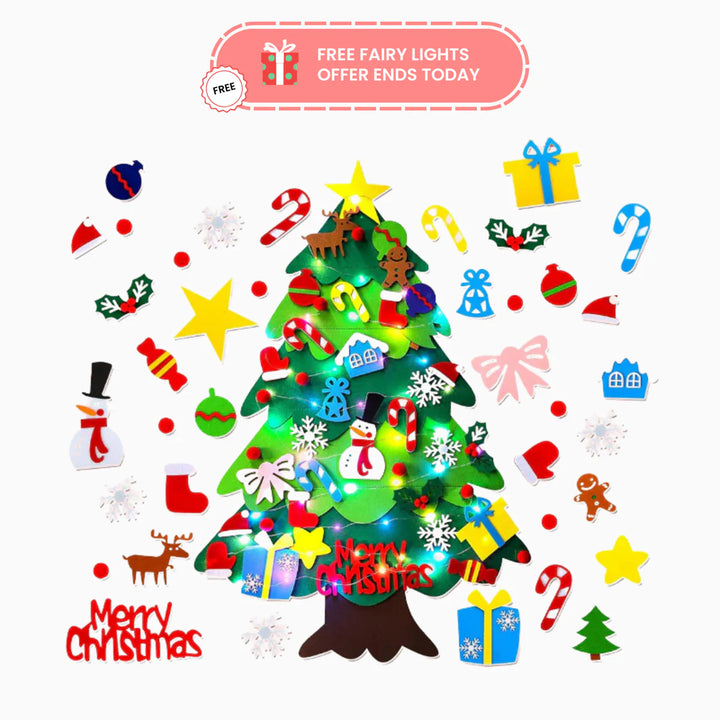 Interactive Felt Christmas Tree Set