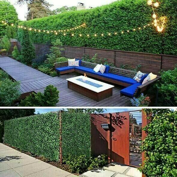 Expandable Faux Privacy Fence